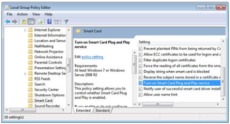 smart card removal policy not working|disable smart card windows 11.